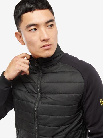 Barbour International Sweatjacke in Schwarz