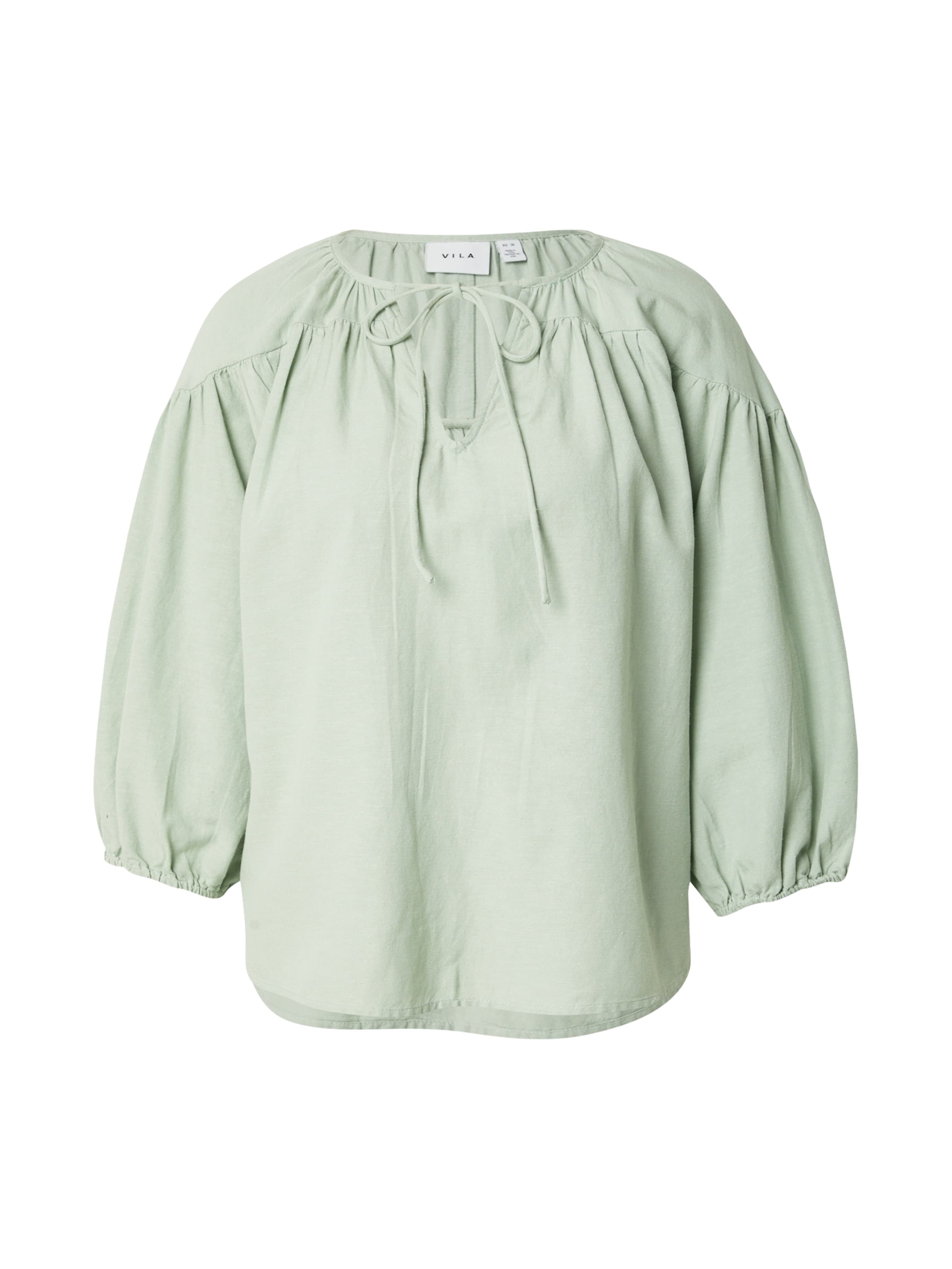 VILA Блуза в зелено: отпред