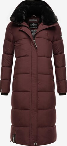 Manteau d’hiver MARIKOO en rouge : devant