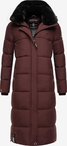 Manteau d’hiver MARIKOO en rouge : devant