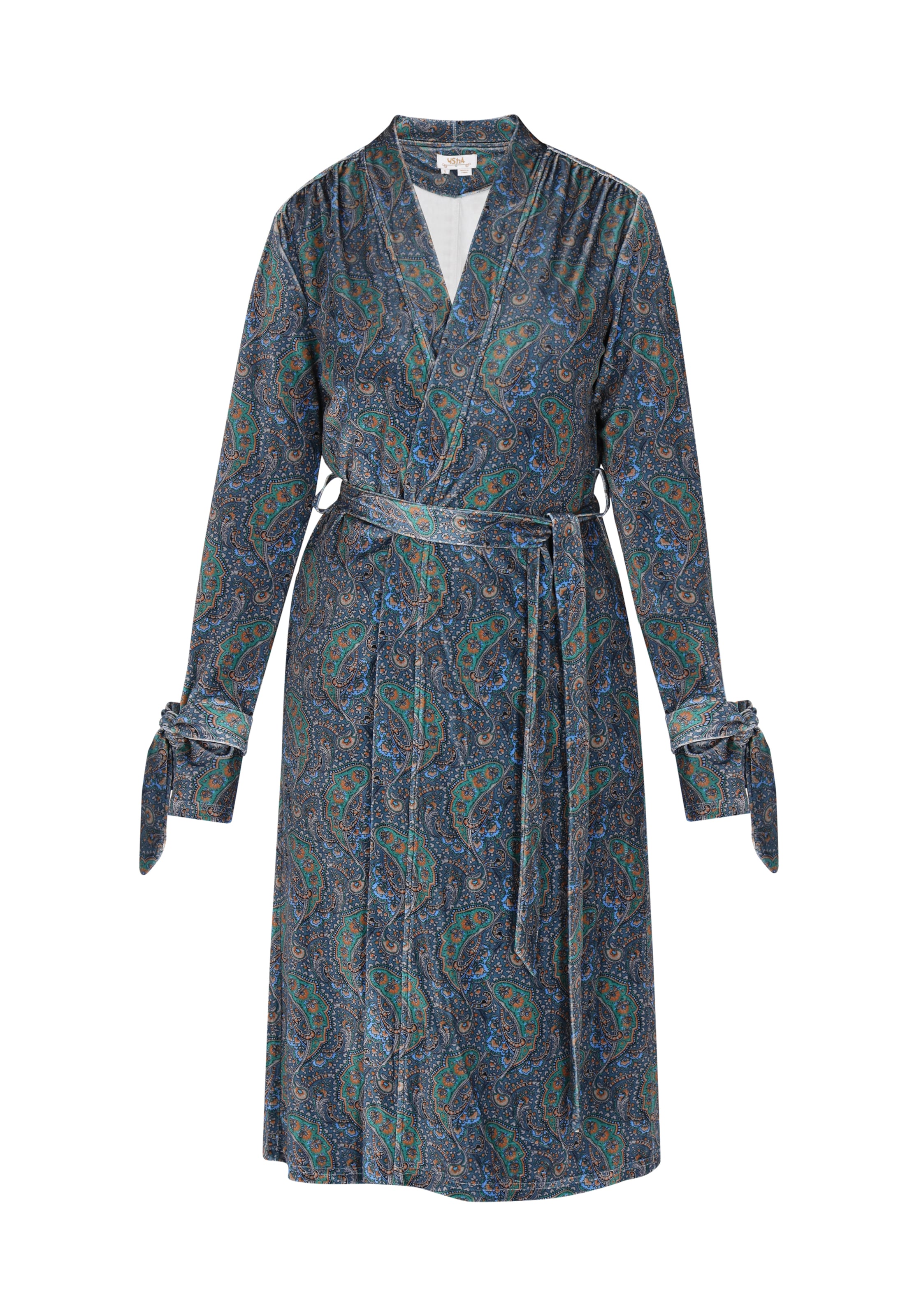mėlyna usha FESTIVAL Kimono: priekis