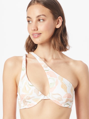 Abercrombie & Fitch - Top de bikini en blanco: frente