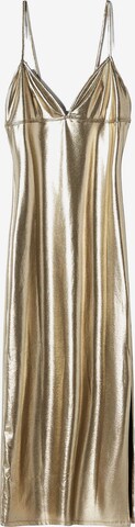 Bershka Dress in Gold: front