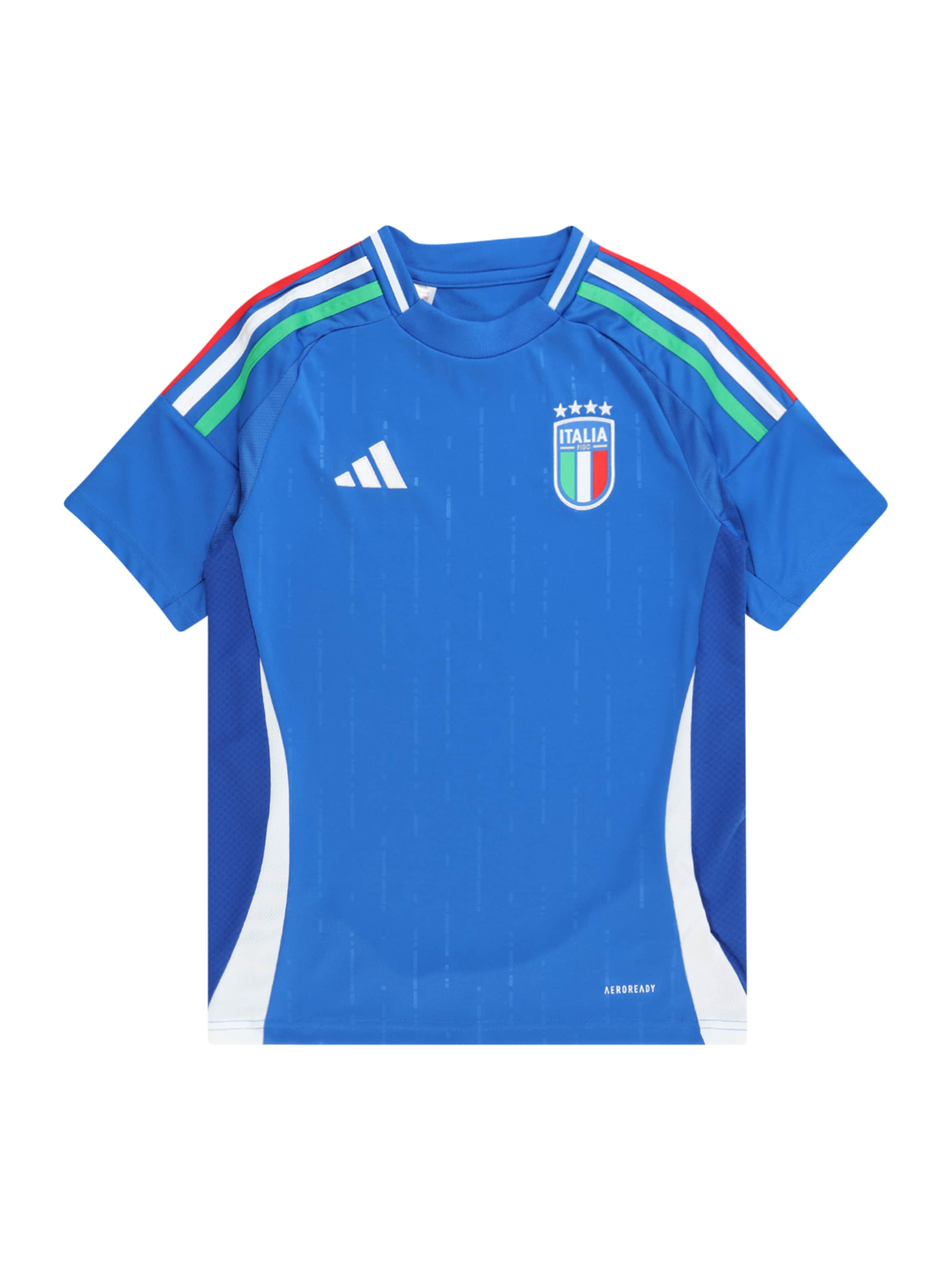 Tricou funcțional 'Italien 24' de la ADIDAS PERFORMANCE pe albastru: față