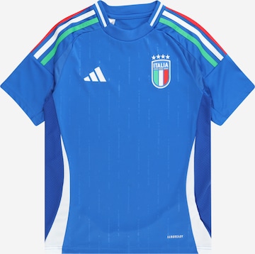 ADIDAS PERFORMANCE - Camisa funcionais em azul: frente