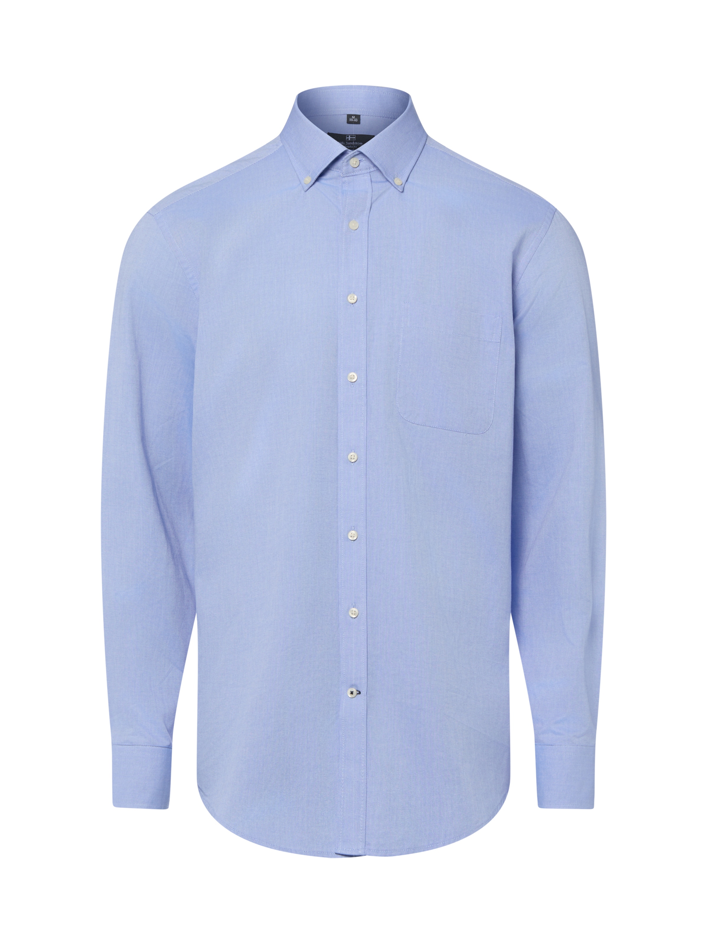 Coupe regular Chemise Nils Sundström en bleu : devant