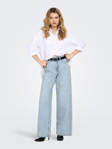 Wide Leg Jean 'ONLSilky' ONLY en bleu