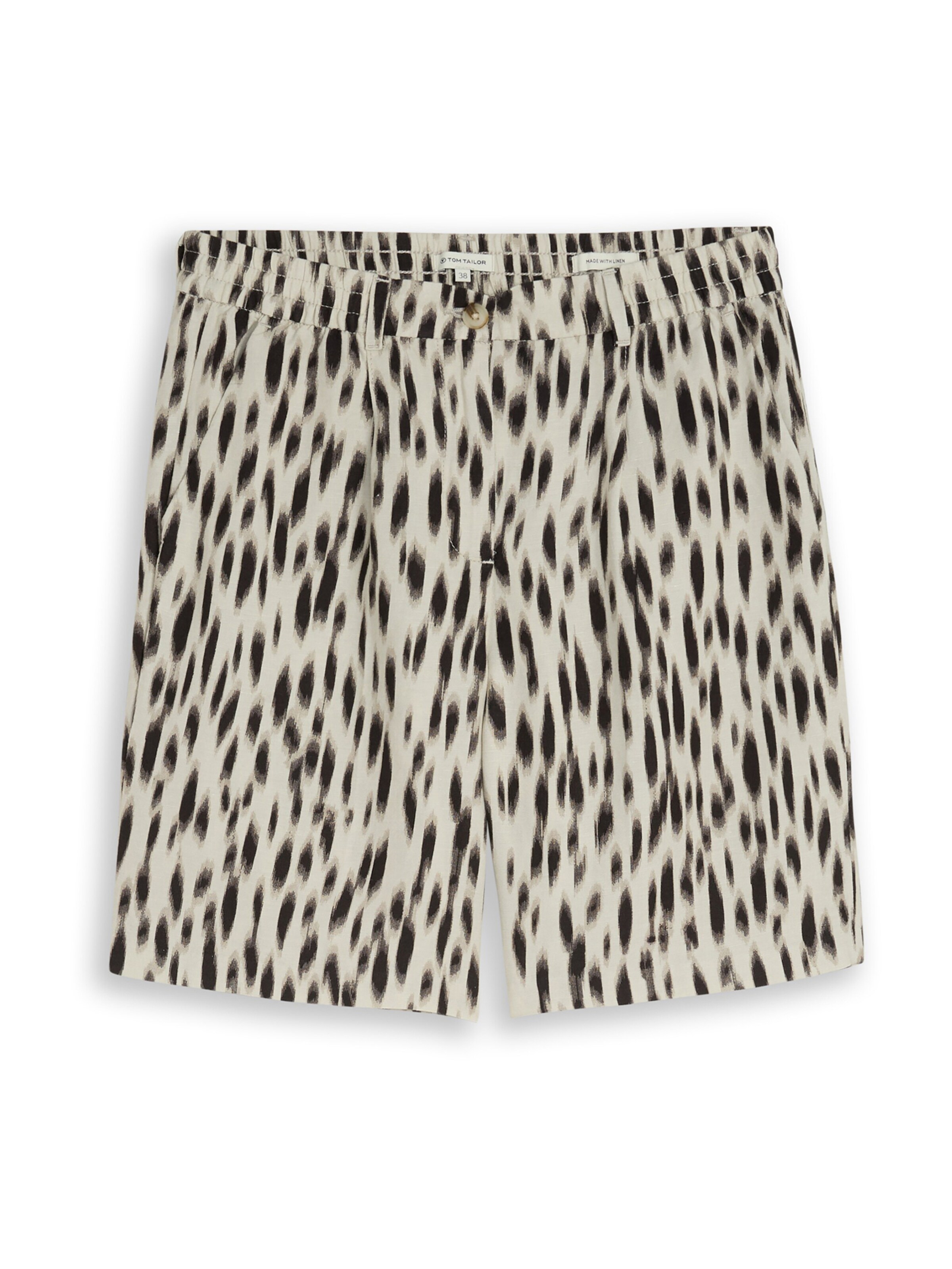 TOM TAILOR Élére vasalt nadrágok - bézs: elől