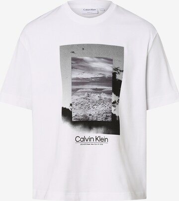 Calvin Klein Shirt in Wit: voorkant