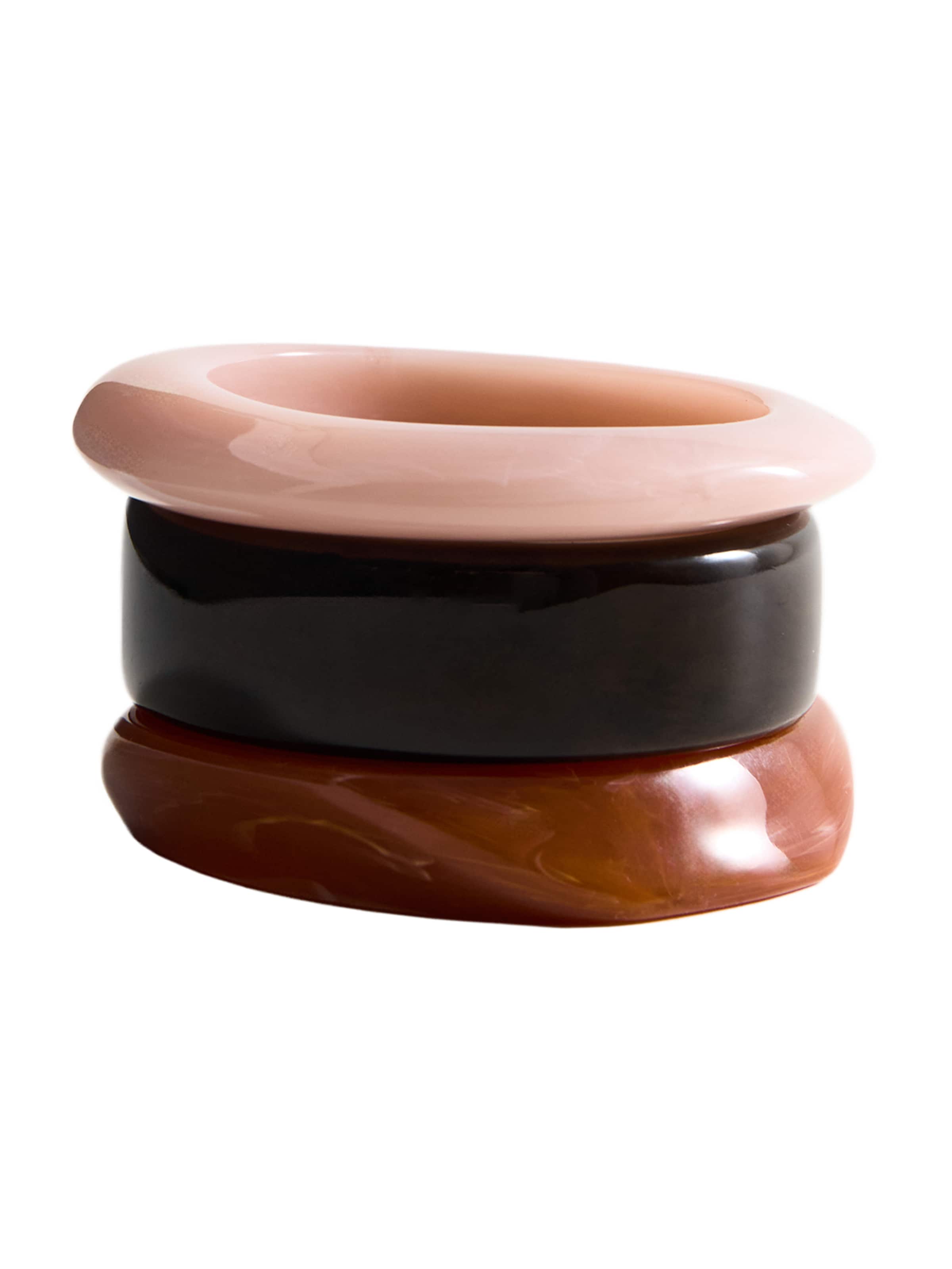 MANGO Narukvica 'FABIOLA' u konjak / tamno smeđa / roza, Pregled proizvoda