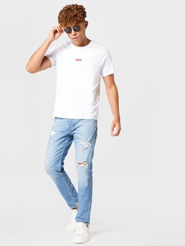 LEVI'S ® Μπλουζάκι 'SS Relaxed Baby Tab Tee' σε λευκό