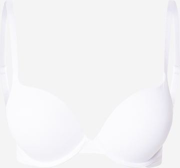 Lindex T-Shirt Nedrček 'Linnea' | bela barva: sprednja stran