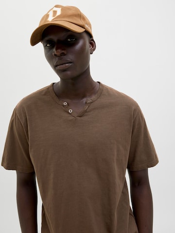 JACK & JONES Regular fit Shirt 'JJESPLIT' in Bruin