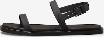 Calvin Klein Sandal in Black: front
