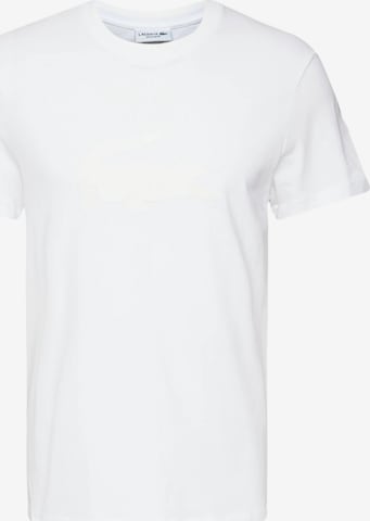 T-Shirt LACOSTE en blanc : devant