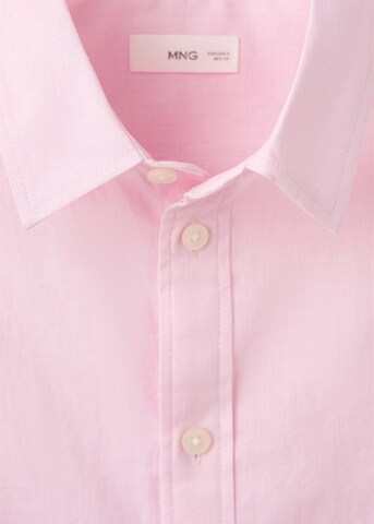 MANGO TEEN Regular fit Button Up Shirt 'Springl' in Pink
