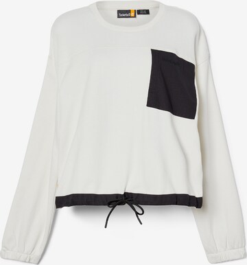 TIMBERLAND Sweatshirt in White: front