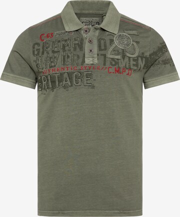 CAMP DAVID Shirt in Green: front