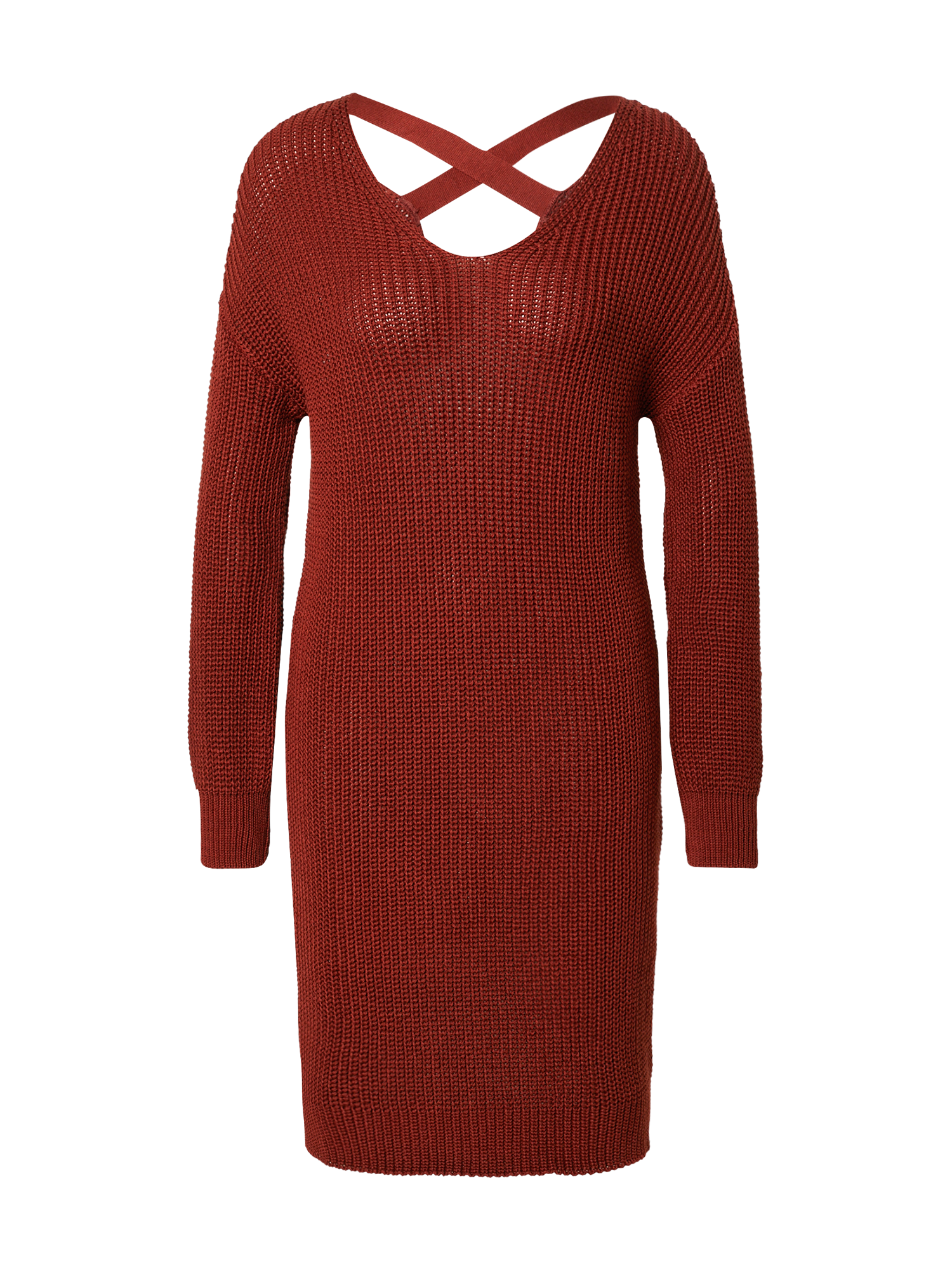 Abbigliamento EB88D Abito in maglia Laurina in Castano Abbigliamento EB88D Abito in maglia Laurina in Castano