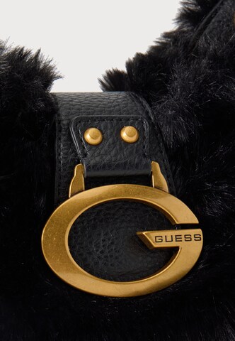 GUESS Schultertasche 'Camden' in Schwarz