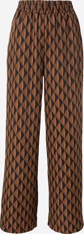 Loosefit Pantalon 'Lithilde' Gestuz en marron : devant