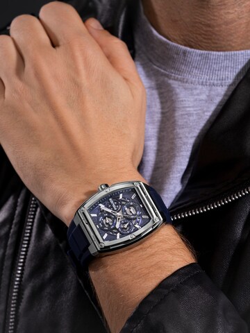 POLICE Analog Watch 'Creed' in Blue: front