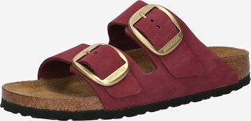 BIRKENSTOCK - Zapatos abiertos 'Arizona' en rojo: frente