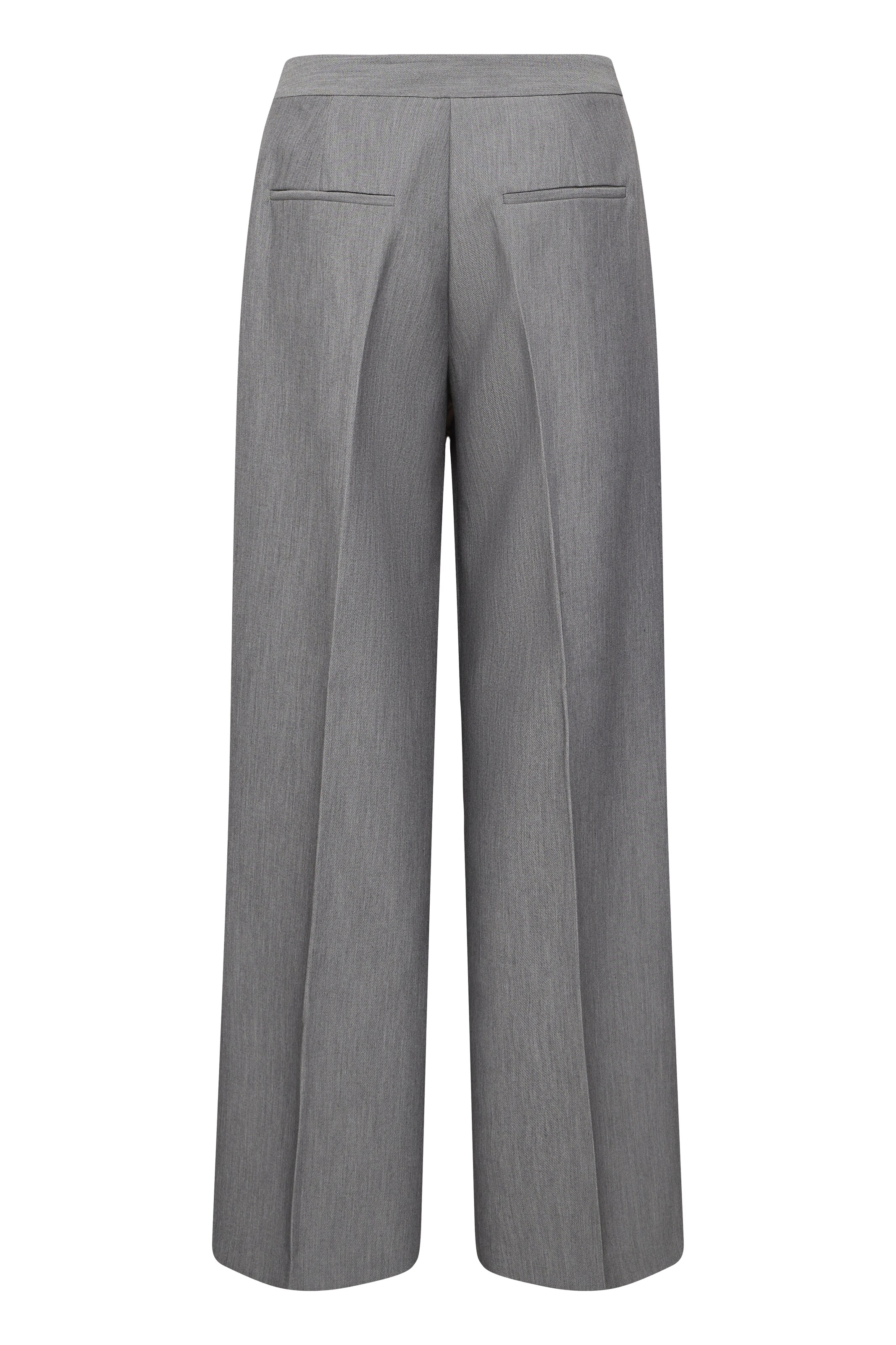 Regular Pantalon à plis b.young en gris
