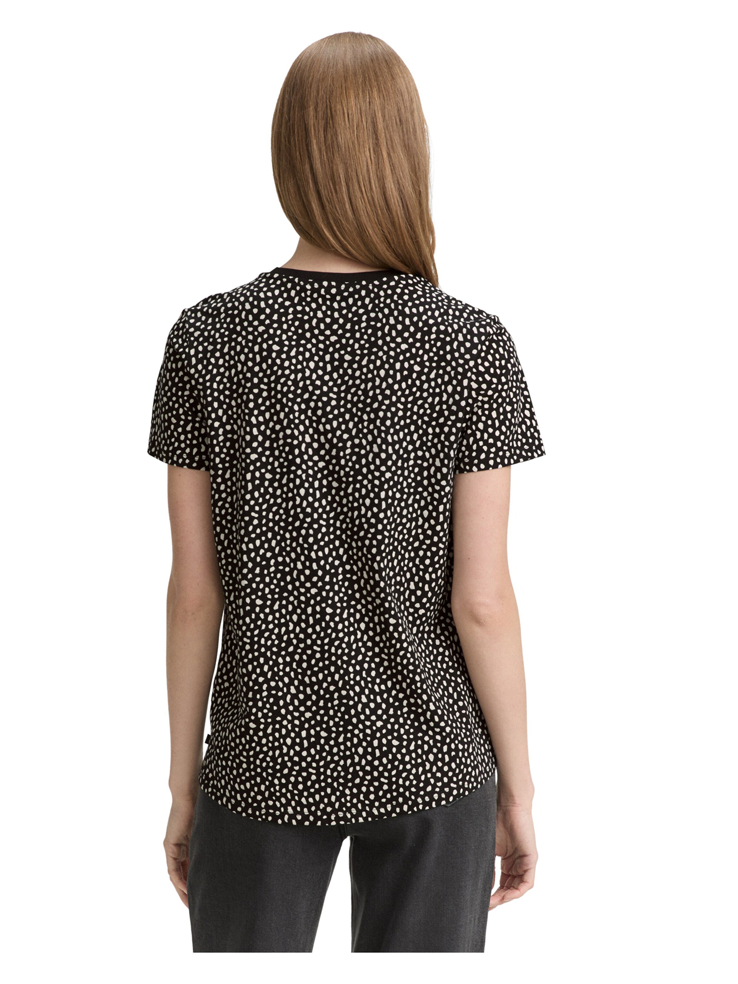 Maglietta di TOM TAILOR DENIM in nero