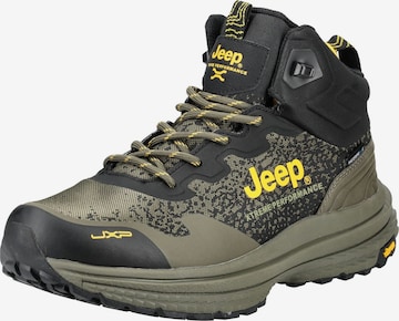 Jeep Boots in Green: front