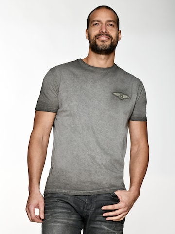 TOP GUN T-Shirt '1033 ' in Grau: predná strana