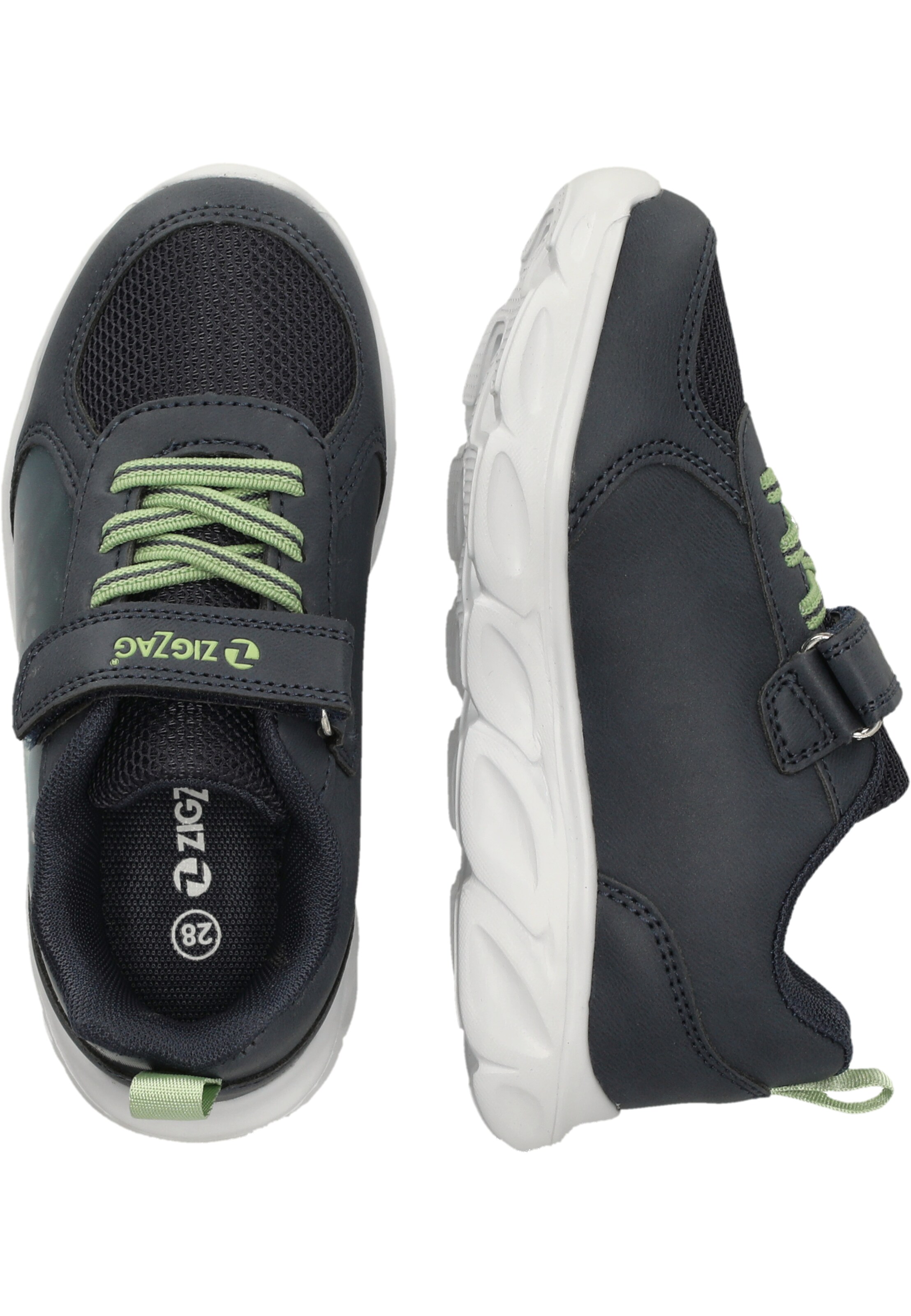 ZigZag Lage schoen 'Siero' in Groen