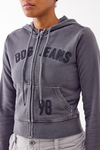 BDG Urban Outfitters Кофта на молнии 'Thru' в Серый: спереди