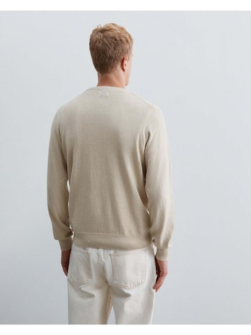 Scalpers Scbasic Round Neck Tricot ' ' in Beige