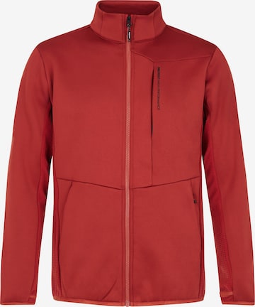 PROTEST Fleecejacke 'PRTFRAPTON' in Rot: Vorderseite