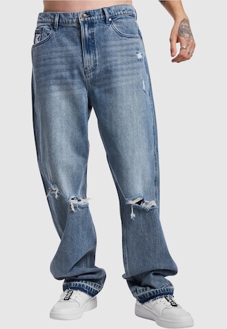 Karl Kani Wide Leg Jeans i blå: forside