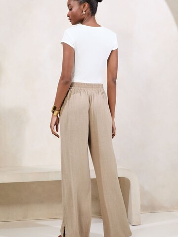 Lipsy Wide Leg Hose in Beige