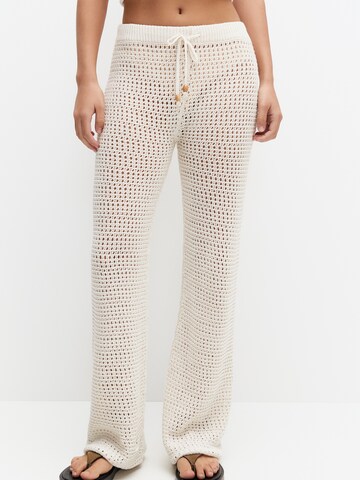 Regular Pantalon Pull&Bear en beige