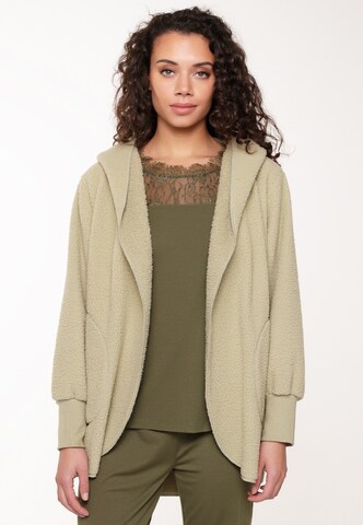 LingaDore Knit Cardigan in Green: front