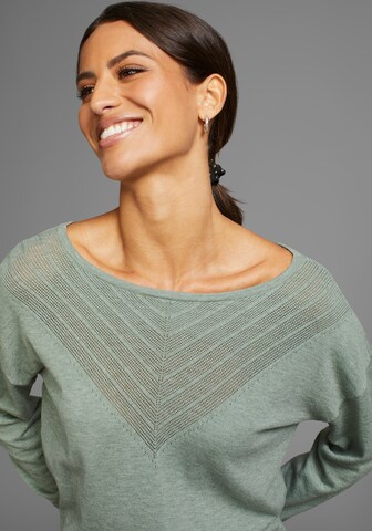 LAURA SCOTT Pullover in Grün