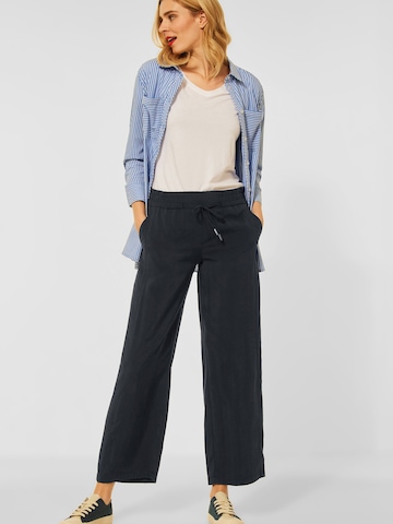 STREET ONE Wide leg Broek in Zwart