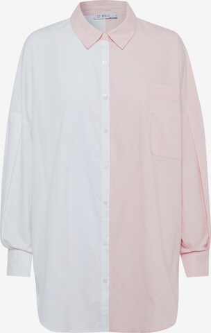 St MRLO Blouse 'REQUISITE' in Roze: voorkant