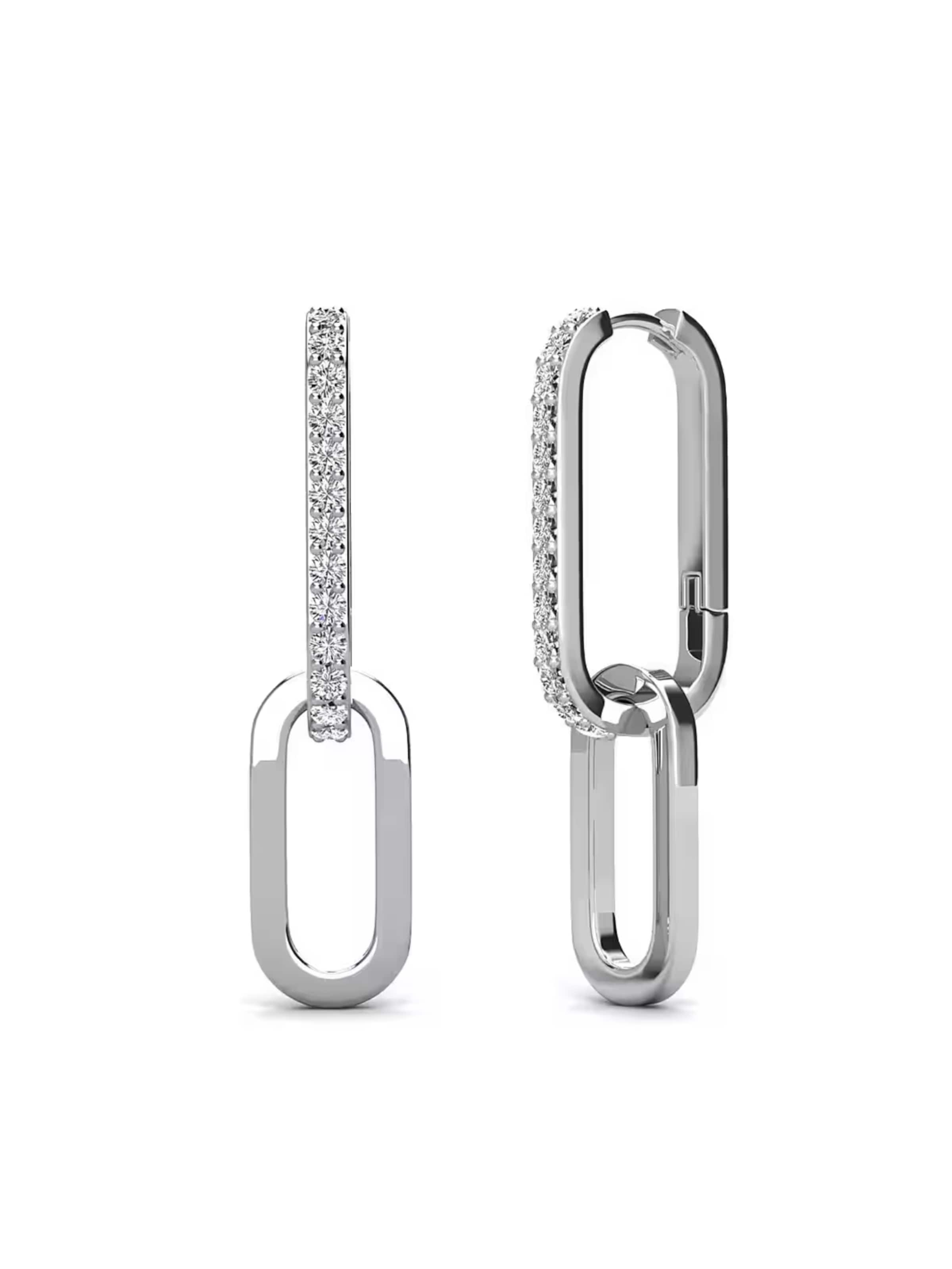 ROUGEMONT Jewellery Earrings in Silver: front