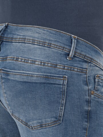 Slimfit Jeans di MAMALICIOUS in blu
