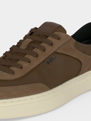 BOSS Sneaker 'Kieran' in Braun