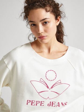 Pepe Jeans Sweatshirt 'LORELAI' in Wit