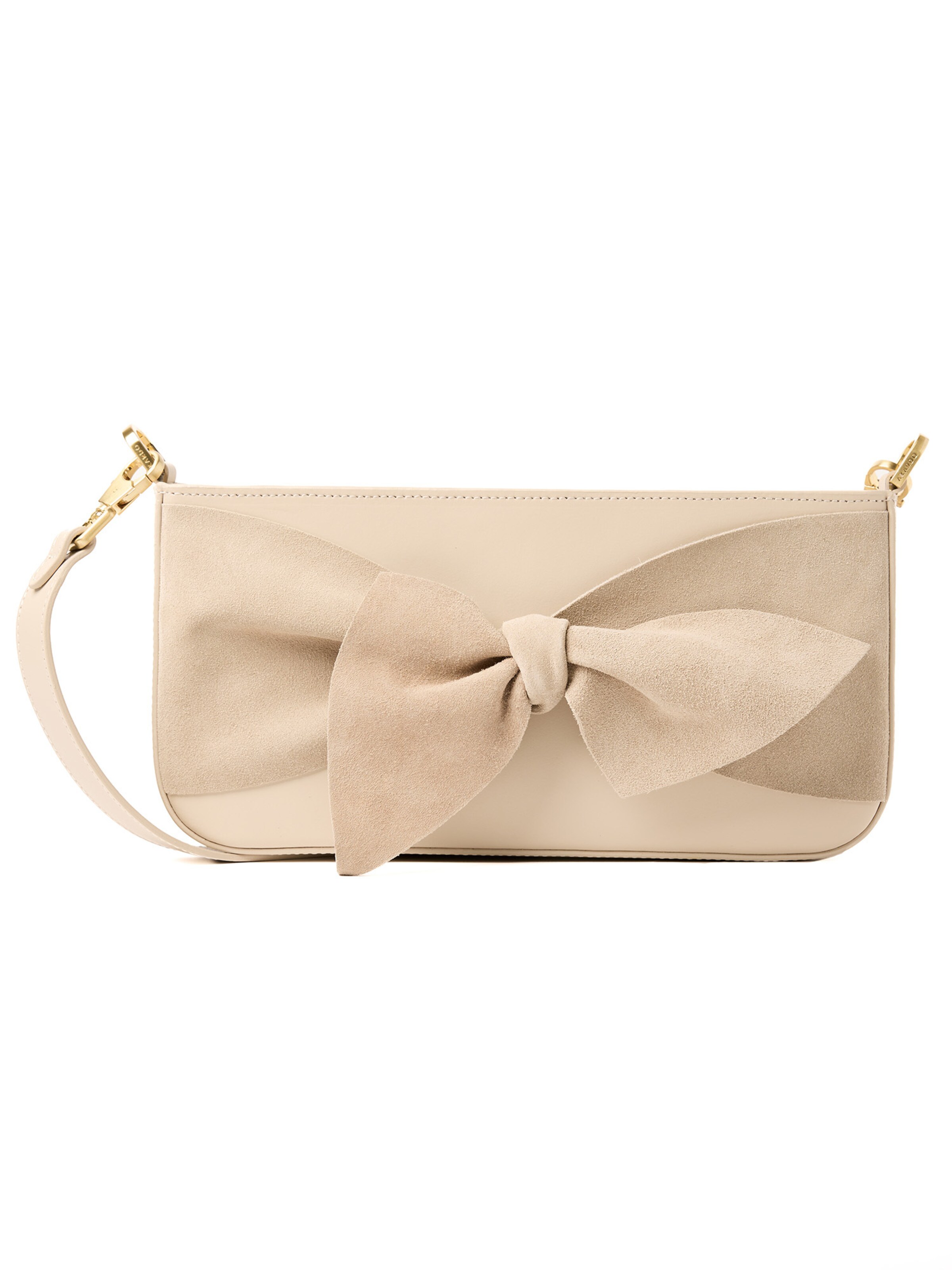 AKARDO Clutch 'Lucille' in Beige: front
