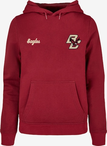 Sweat-shirt 'Boston College - BC Eagles' Merchcode en rouge : devant