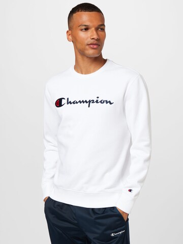 Champion Authentic Athletic Apparel Sweatshirt in White: front