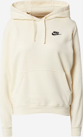 Sweat-shirt Nike Sportswear en beige : devant